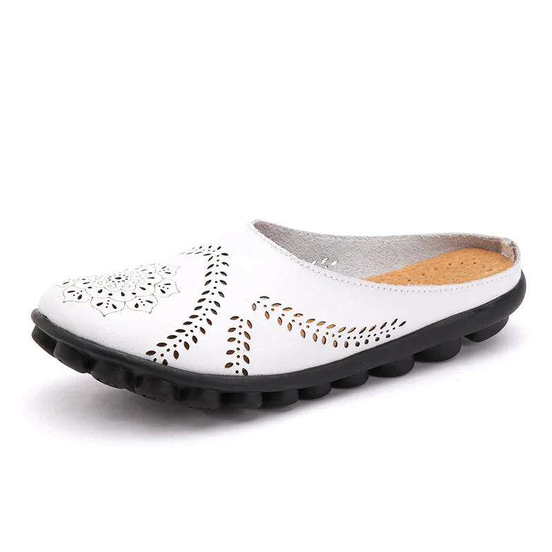 Women's Leather Slippers Summer 2019 New Slippers Mom's Shoes Leisure Leather Low-Up Flat-soled Large Bean Shoes
Women's Leather Slippers Summer 2019 New Slippers Mom's Shoes Leisure Leather Low-Up Flat-soled Large Bean Shoes