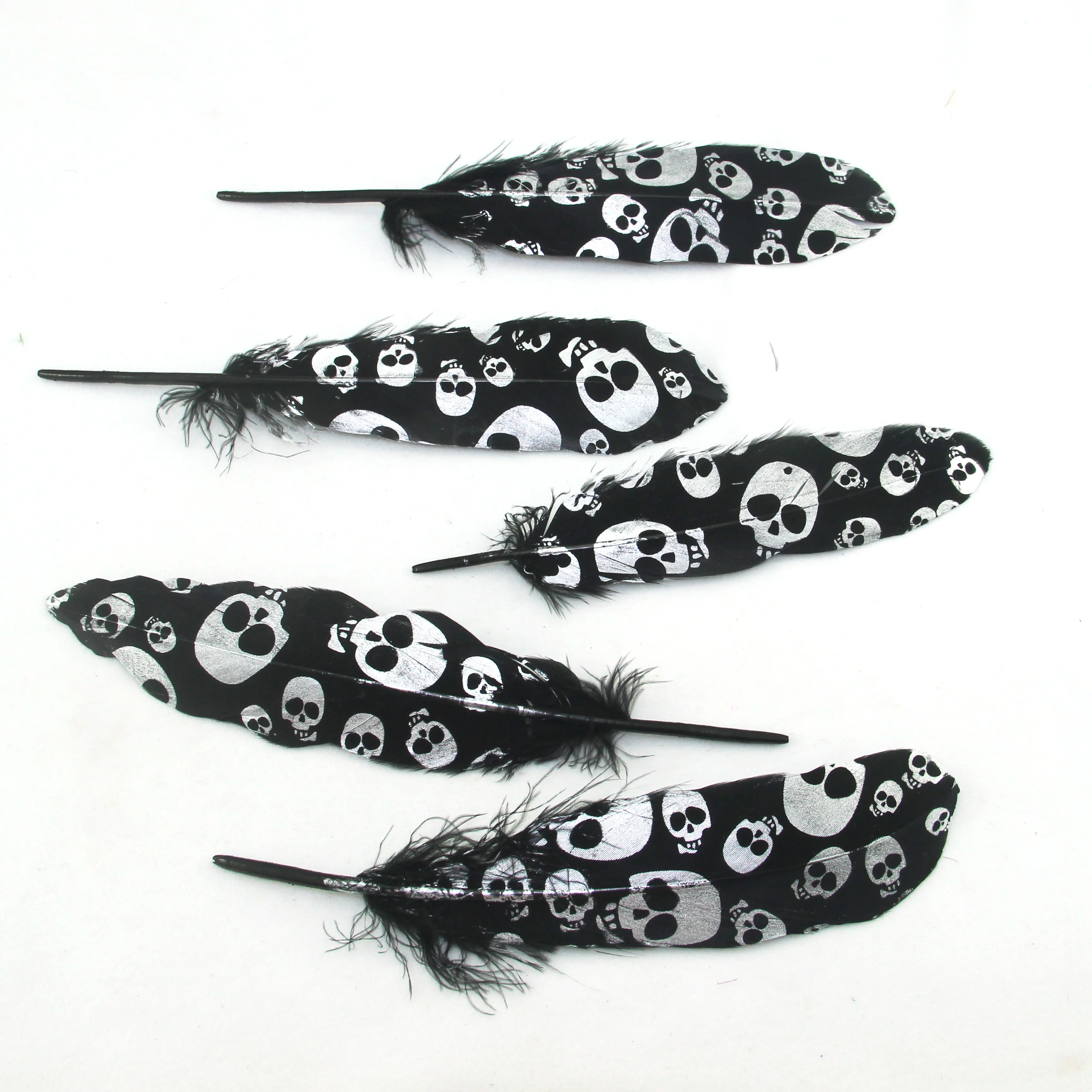 50pcs 14-20cm halloween high quality skull printed feather 100pcs cobweb feather natural 6-8 inches DIY party home decoration
50pcs 14-20cm halloween high quality skull printed feather 100pcs cobweb feather natural 6-8 inches DIY party home decoration