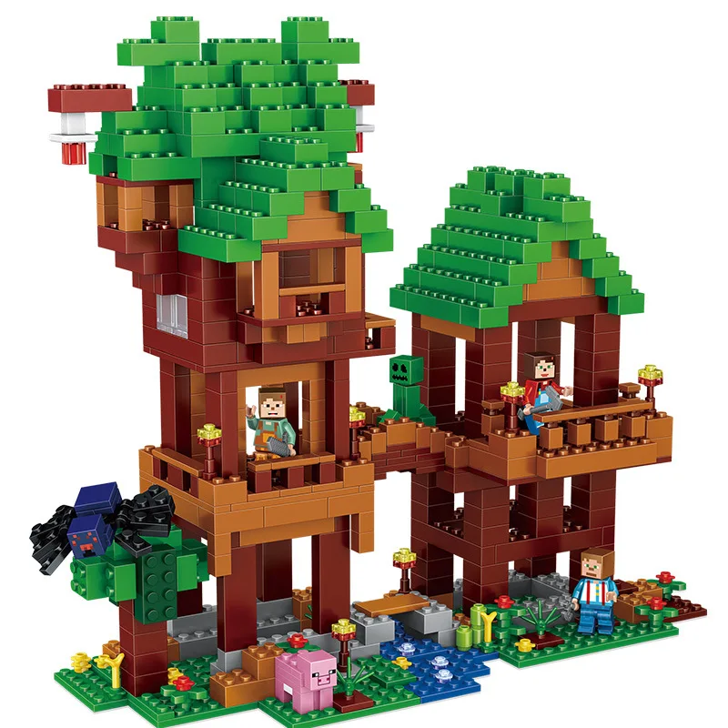 584pcs Children's building blocks toy Compatible Legoing city minecrafted World tree tower figures Bricks birthday gift
584pcs Children's building blocks toy Compatible Legoing city minecrafted World tree tower figures Bricks birthday gift