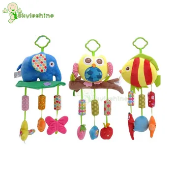 Skyleshine 40cm Baby Toys Owl Hanging Bells For Bed With 3 Wind Chimes Owl Elephant Little Fish Soft Plush Toy
Skyleshine 40cm Baby Toys Owl Hanging Bells For Bed With 3 Wind Chimes Owl Elephant Little Fish Soft Plush Toy