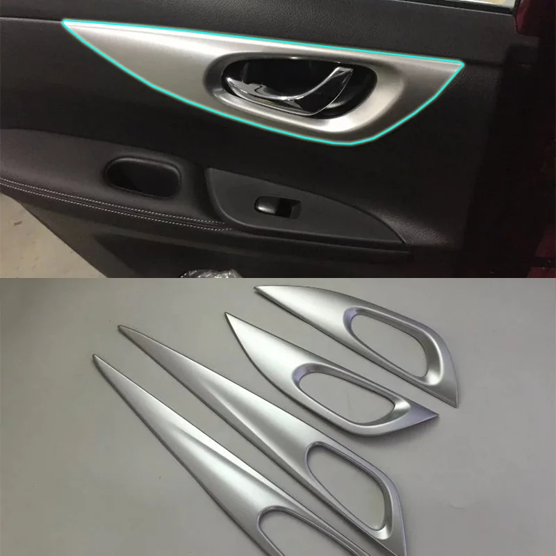 Car Accessories Interior Decoration LHD Inner Side Door Handle Cover Trims 4pcs For Nissan Tiida 2016 Car Styling
Car Accessories Interior Decoration LHD Inner Side Door Handle Cover Trims 4pcs For Nissan Tiida 2016 Car Styling