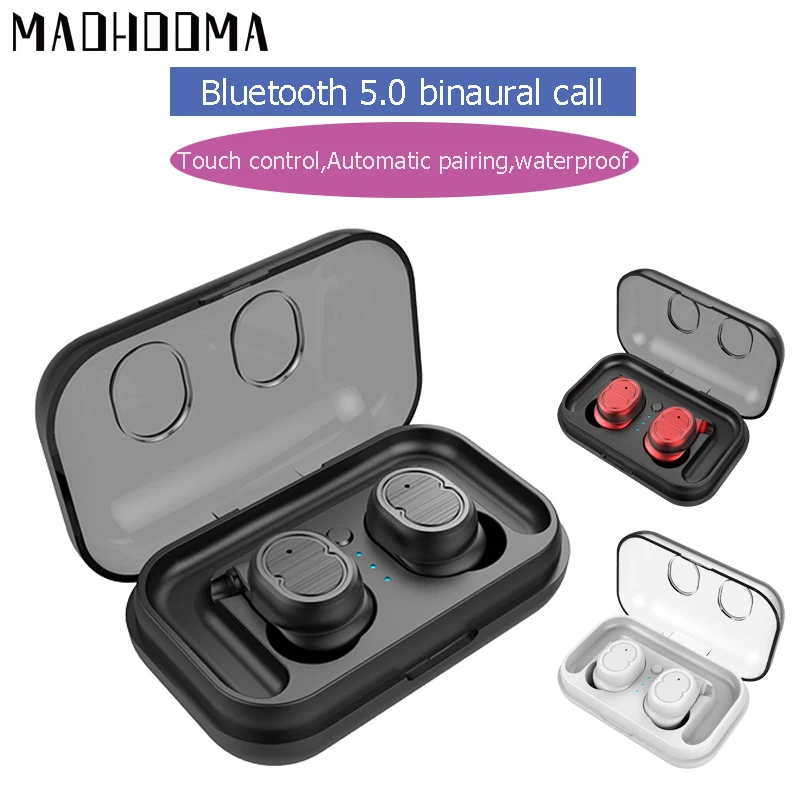 MaoHooMa TWS-8 wireless Bluetooth Earphones headset true earbuds bass bluetooth5.0 stereo headset with Charging Box for iphone X
MaoHooMa TWS-8 wireless Bluetooth Earphones headset true earbuds bass bluetooth5.0 stereo headset with Charging Box for iphone X