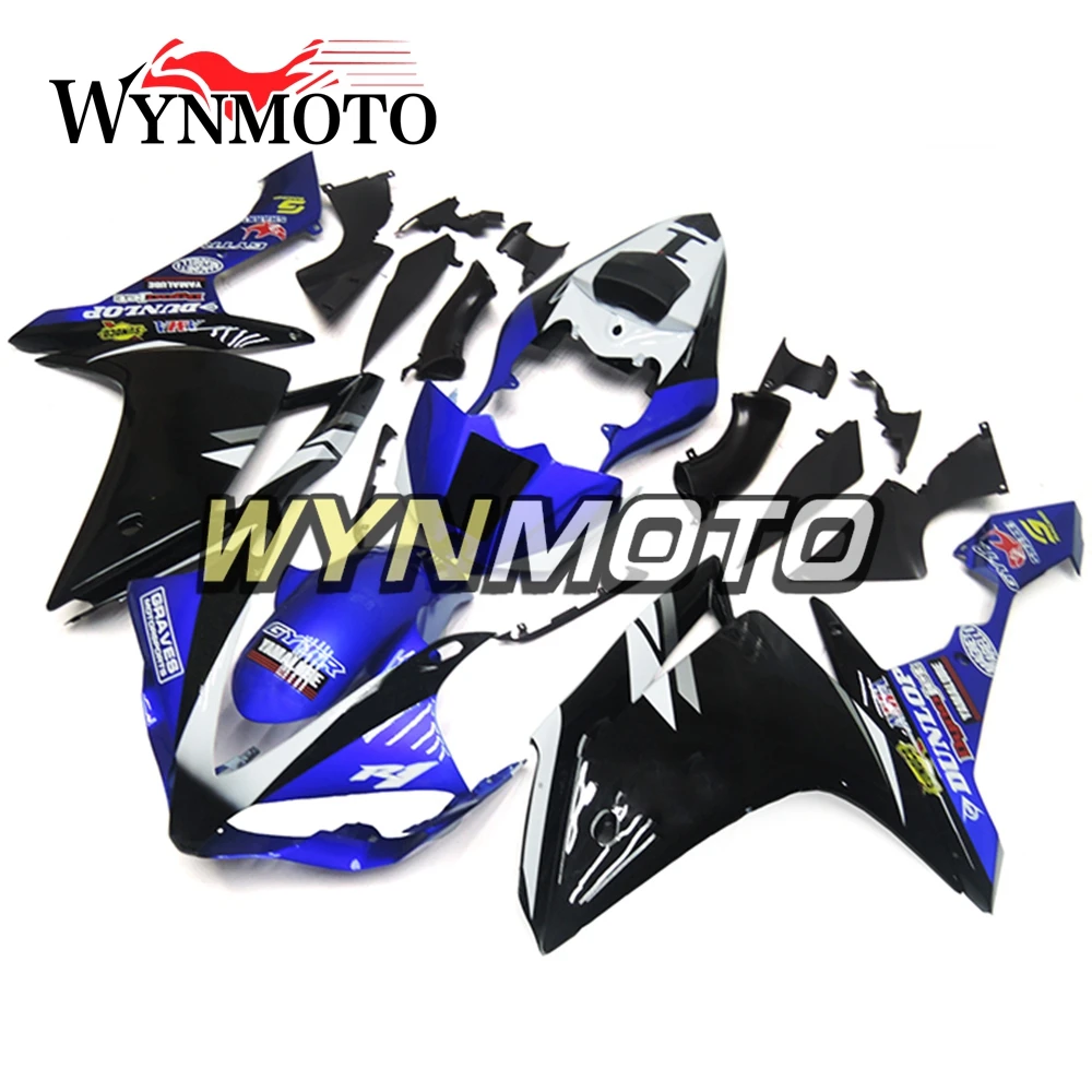 Полный комплект обтекателей для Yamaha YZF1000 R1 2007-2008 07 08 инъекция ABS пластик для кузова мотоцикла синие черные рамки Новинка
Полный комплект обтекателей для Yamaha YZF1000 R1 2007-2008 07 08 инъекция ABS пластик для кузова мотоцикла синие черные рамки Новинка