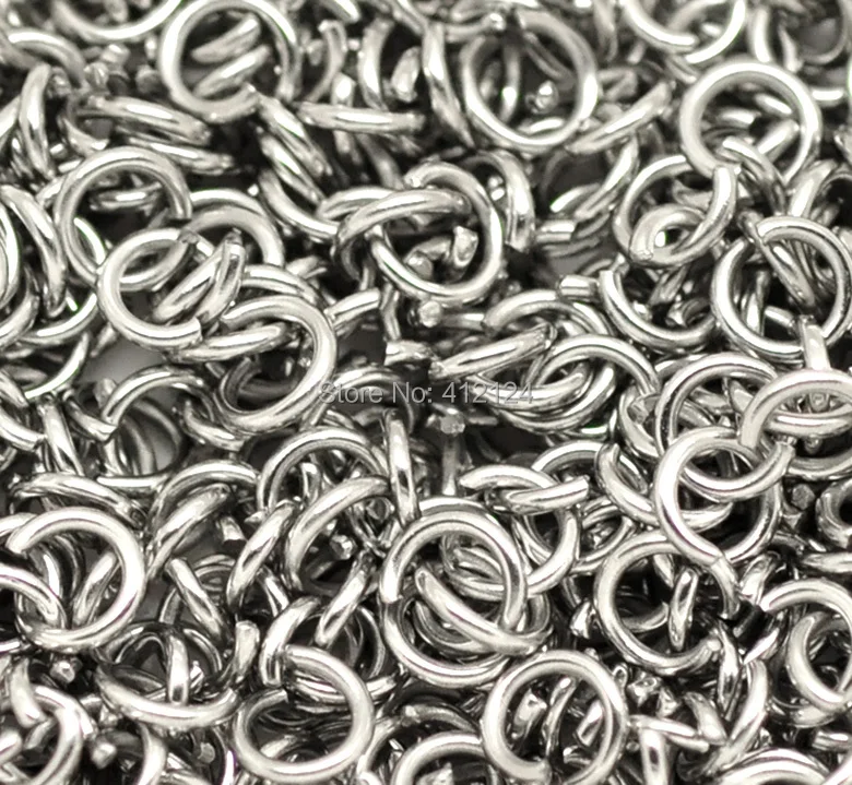12500Pcs Wholesales Silver Tone Stainless Steel Open Jump Fashion Jewelry Findings 6mm
12500Pcs Wholesales Silver Tone Stainless Steel Open Jump Fashion Jewelry Findings 6mm
