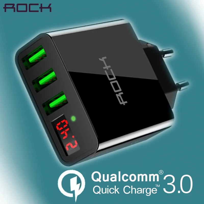 ROCK 45W LED Display USB QC 3.0 EU Phone Charger For iphone ipad 3 Port Fast Charging For Samsung Xiaomi Huawei usb Quick Charge
ROCK 45W LED Display USB QC 3.0 EU Phone Charger For iphone ipad 3 Port Fast Charging For Samsung Xiaomi Huawei usb Quick Charge
