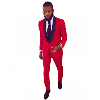Custom Made Men Suit Set 2 Pieces Red Blazers For Prom (Jacket+Pants) Groom Wedding Suits Slim Fit Best Man Mens Tuxedos Regular
Custom Made Men Suit Set 2 Pieces Red Blazers For Prom (Jacket+Pants) Groom Wedding Suits Slim Fit Best Man Mens Tuxedos Regular