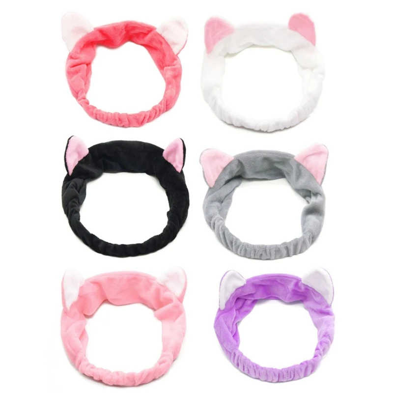 Cute Cat Ear Headband Women Hair Band Wash Shower Make Up Elastic Band On Head Bathroom Shower Caps
Cute Cat Ear Headband Women Hair Band Wash Shower Make Up Elastic Band On Head Bathroom Shower Caps
