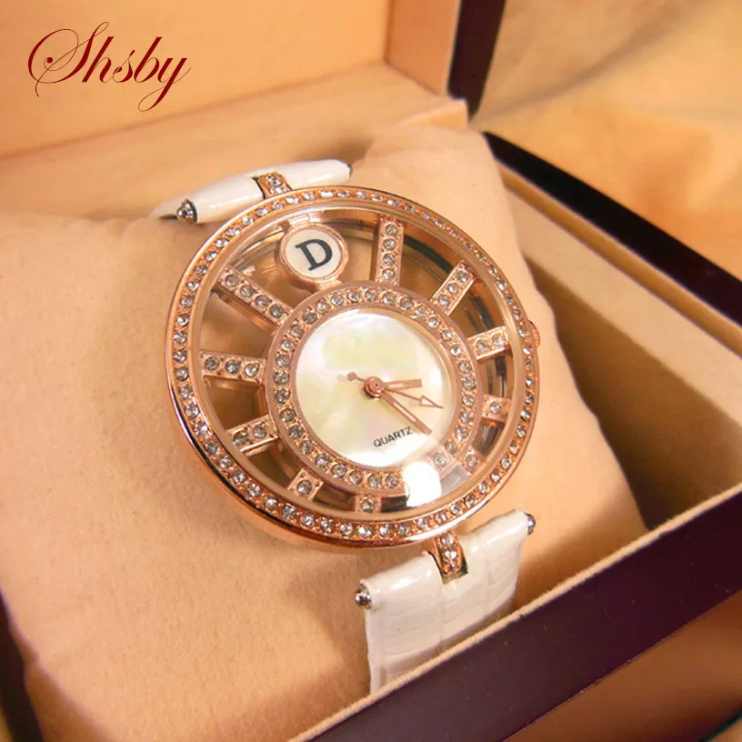 shsby new top quality genuine leather strap watches sparkling rhinestone fashion female watch Hollow out women dress watch
shsby new top quality genuine leather strap watches sparkling rhinestone fashion female watch Hollow out women dress watch