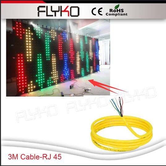 Free shipping 3m led curtain signal cables RJ-45 port connect computer /controller for curtain
Free shipping 3m led curtain signal cables RJ-45 port connect computer /controller for curtain