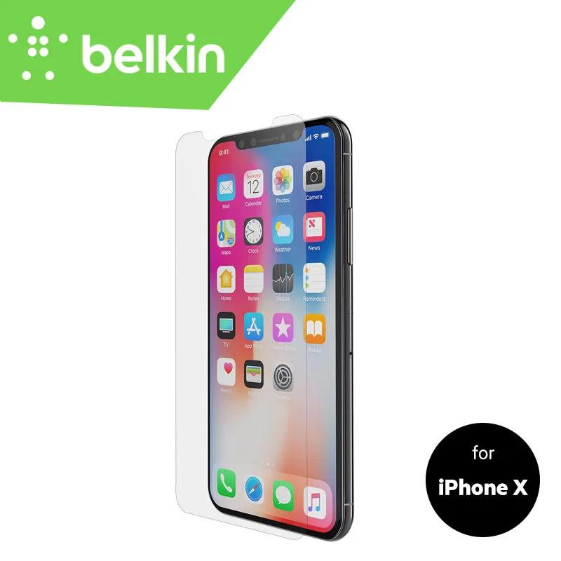 Belkin оригинальный Экран силы закаленное Стекло протектор для iPhone X с розничной