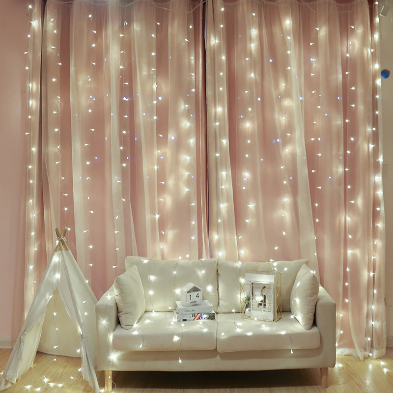 Curtain LED String Light Fairy Icicle LED Christmas Garland Wedding Party Patio Window Outdoor String Light Decoration
Curtain LED String Light Fairy Icicle LED Christmas Garland Wedding Party Patio Window Outdoor String Light Decoration
