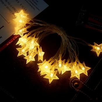 LED Star Light String Twinkle Garlands Battery Powered Christmas Lamp Holiday Party Wedding Decorative Fairy Lights
LED Star Light String Twinkle Garlands Battery Powered Christmas Lamp Holiday Party Wedding Decorative Fairy Lights