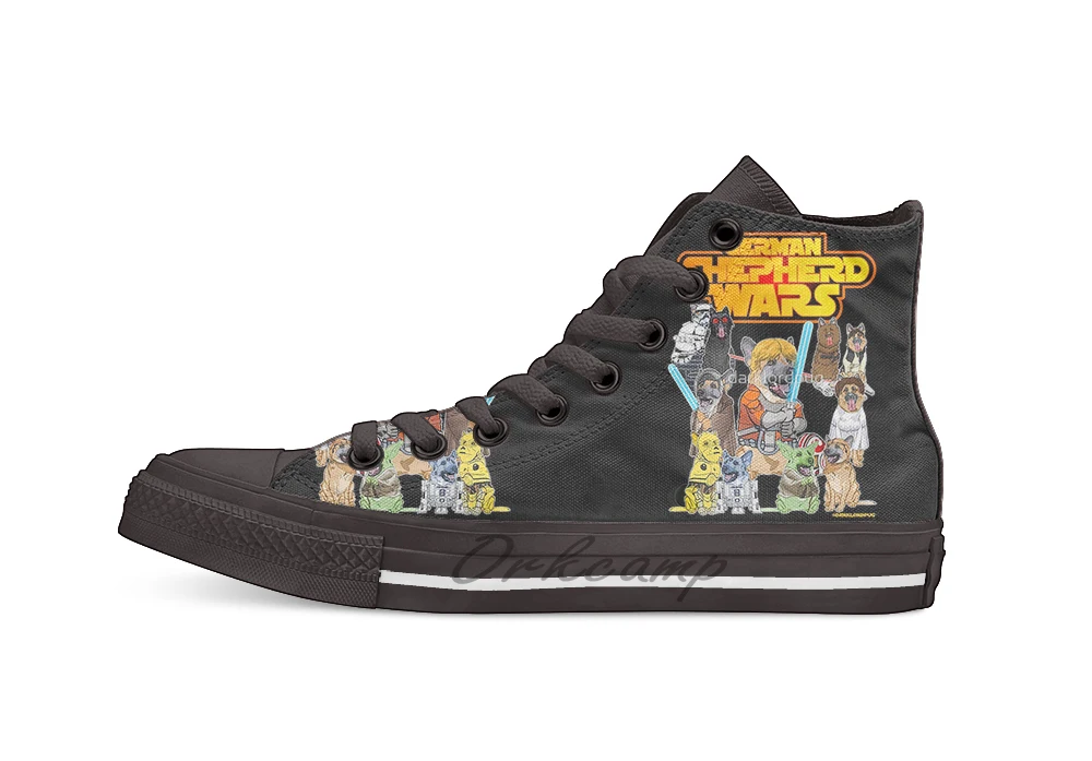 German Shepherd Wars Design breathable Casual High Top lace-up Canvas shoes sneakers For Drop shipping
German Shepherd Wars Design breathable Casual High Top lace-up Canvas shoes sneakers For Drop shipping