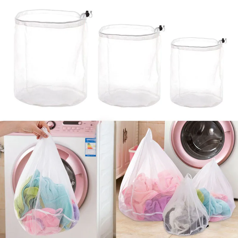 Laundry Net Bag Drawstring Closure Washing Machine Aid Mesh Bags for Shirts Bra Lingerie Underwear Dropshipping
Laundry Net Bag Drawstring Closure Washing Machine Aid Mesh Bags for Shirts Bra Lingerie Underwear Dropshipping