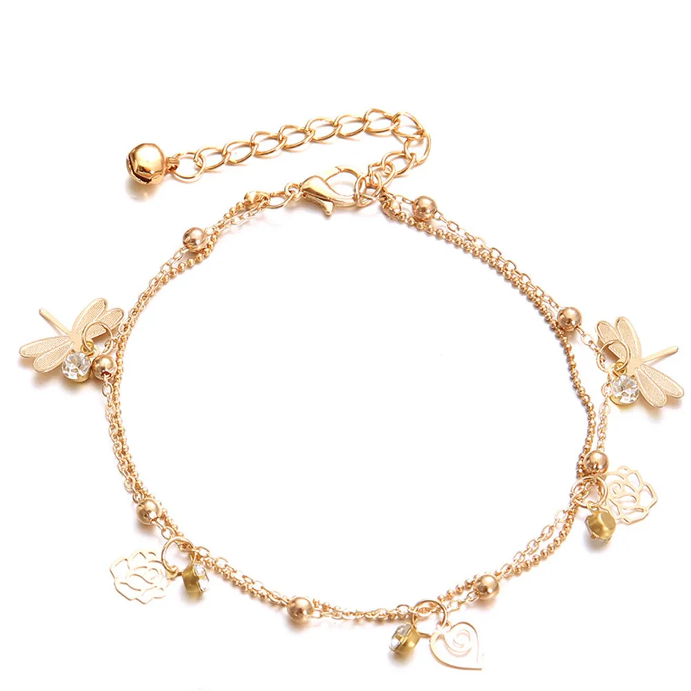 New Ankle Bracelet Hollow Rose Flower Chain Anklet Foot Leg Chain Bracelets t Foot Jewelry for women Barefoot Beach
New Ankle Bracelet Hollow Rose Flower Chain Anklet Foot Leg Chain Bracelets t Foot Jewelry for women Barefoot Beach