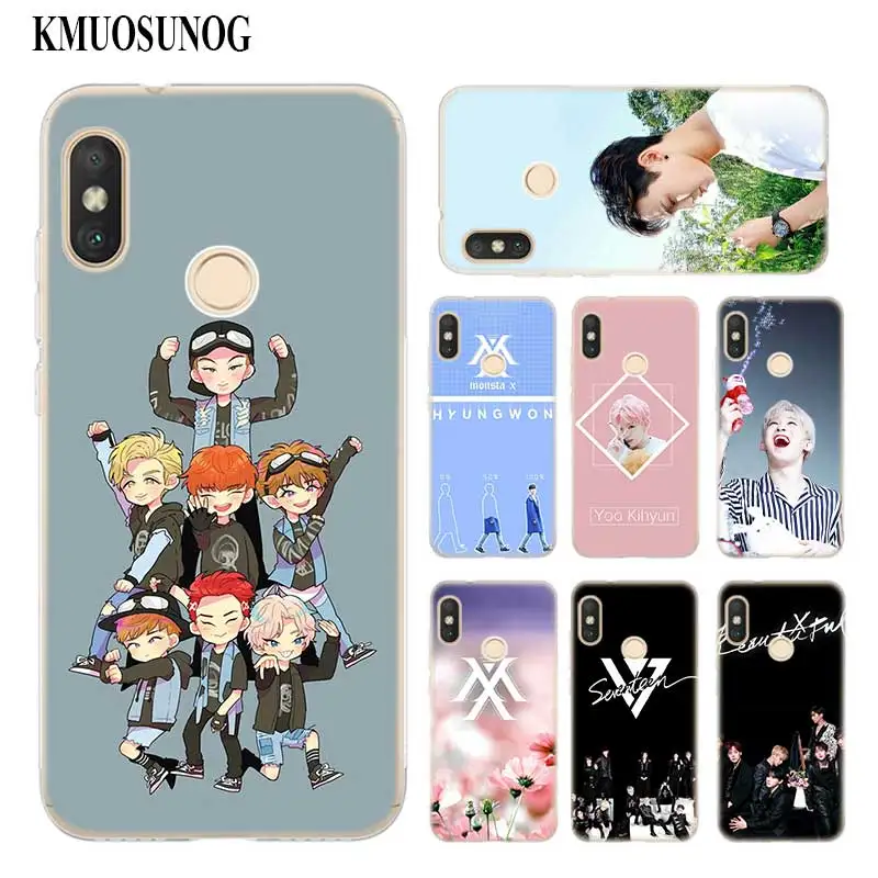 Transparent Soft Silicone Phone Case Monsta X KPOP Boy Group for Xiaomi A2 8 F1 Redmi S2 Note 4X 5 6 5A 6A Pro Plus Lite
Transparent Soft Silicone Phone Case Monsta X KPOP Boy Group for Xiaomi A2 8 F1 Redmi S2 Note 4X 5 6 5A 6A Pro Plus Lite