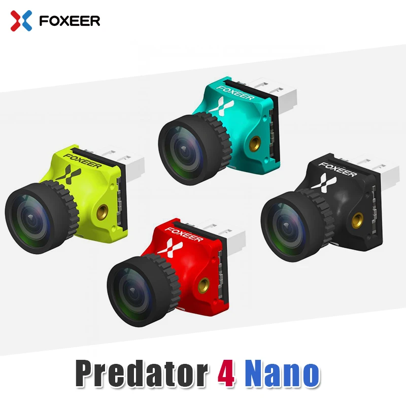 Foxeer Predator 4 Nano 1000TVL Super WDR 4ms Low Latency FPV All-Weather Racing Camera PAL/NTSC Switchable for FPV racing drone
Foxeer Predator 4 Nano 1000TVL Super WDR 4ms Low Latency FPV All-Weather Racing Camera PAL/NTSC Switchable for FPV racing drone