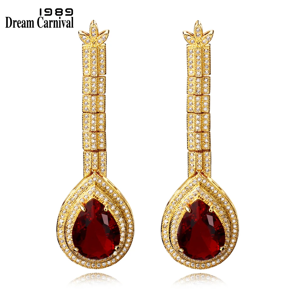 DreamCarnival 1989 Ladies earrings Gold-color Bright AAA quality Color Zircon Fashion Elegant Earings Fashion Jewelry SE05390G
DreamCarnival 1989 Ladies earrings Gold-color Bright AAA quality Color Zircon Fashion Elegant Earings Fashion Jewelry SE05390G