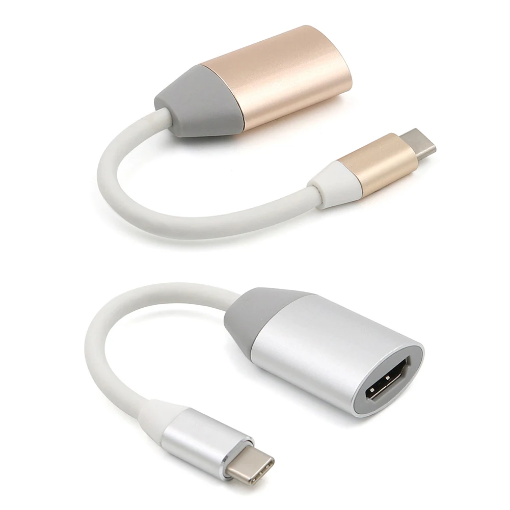 4K 30HZ USB Type C to HDMI Adapter Aluminum alloy Resolution USB-C to HDMI Adapter Male to Female Converter
4K 30HZ USB Type C to HDMI Adapter Aluminum alloy Resolution USB-C to HDMI Adapter Male to Female Converter