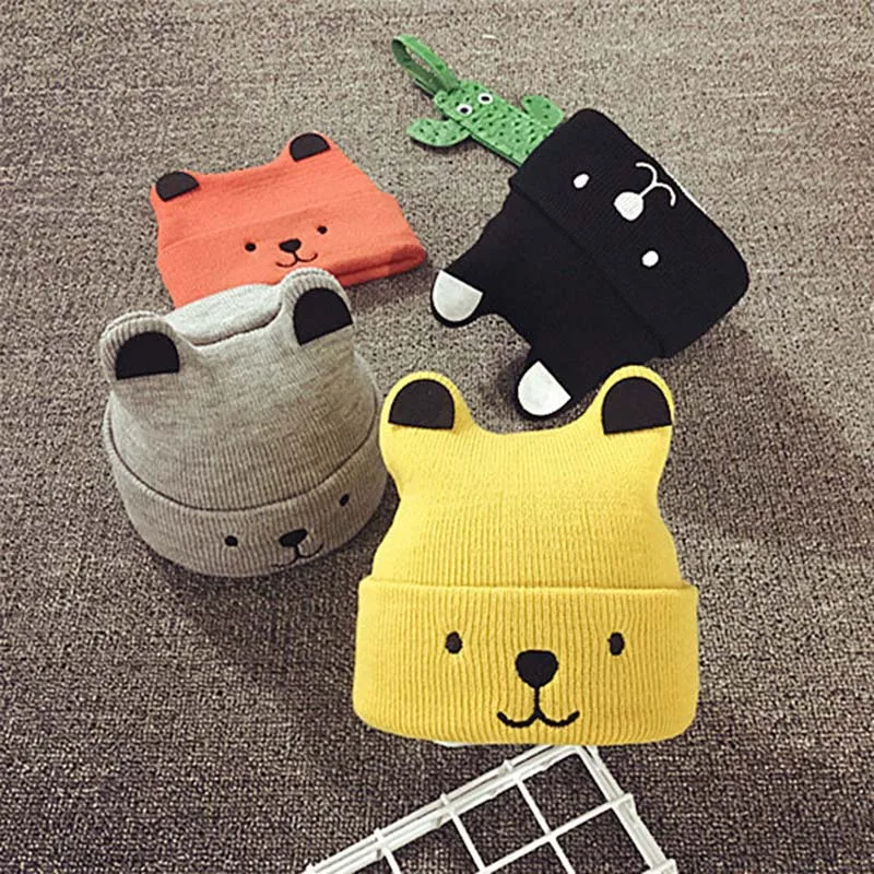 ideacherry Baby Warm Bear Cartoon Hat Children's Wool Knit Cap Autumn Winter Baby Boy Girl Cute Ears Hat Kids Beanies Gift Caps
ideacherry Baby Warm Bear Cartoon Hat Children's Wool Knit Cap Autumn Winter Baby Boy Girl Cute Ears Hat Kids Beanies Gift Caps