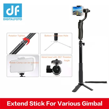 Extension Telescopic Rod Monopod extent Stick for Gopro 6 YI Zhiyun Smooth Q smooth 4 Evolution DJI Osmo 2 Feiyu Vimble 2 gimbal
Extension Telescopic Rod Monopod extent Stick for Gopro 6 YI Zhiyun Smooth Q smooth 4 Evolution DJI Osmo 2 Feiyu Vimble 2 gimbal