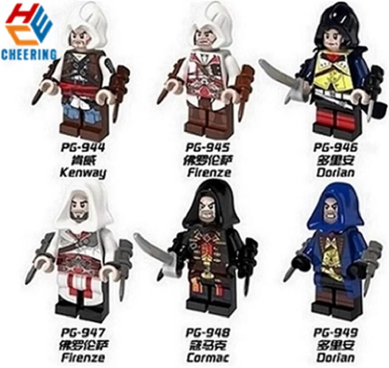 Single Sale Building Blocks The Lord of the Rings Avengers Kenway Dorian Cormac Learning Figures Bricks Toys for Children PG8020
Single Sale Building Blocks The Lord of the Rings Avengers Kenway Dorian Cormac Learning Figures Bricks Toys for Children PG8020