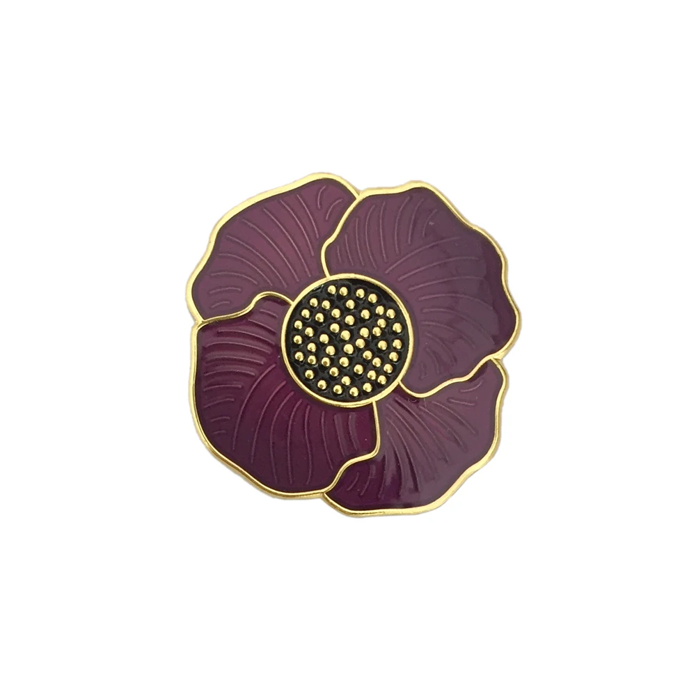 28mm Purple poppy flower Brooches for Women Metal Brooch Pins Party Club Pin wedding birthday Gifts
28mm Purple poppy flower Brooches for Women Metal Brooch Pins Party Club Pin wedding birthday Gifts