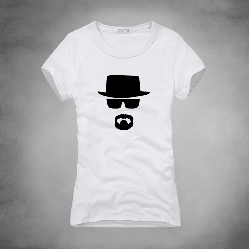 2017 New High Quality Women Short Sleeve t shirt Breaking Bad Heisenberg Printed Female Pure Cotton Tops O-Neck Fitness t-shirts
2017 New High Quality Women Short Sleeve t shirt Breaking Bad Heisenberg Printed Female Pure Cotton Tops O-Neck Fitness t-shirts