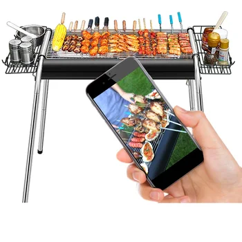 Stainless steel household outdoor barbecue tool charcoal grill full set of outdoor carbon shelf carbon oven
Stainless steel household outdoor barbecue tool charcoal grill full set of outdoor carbon shelf carbon oven