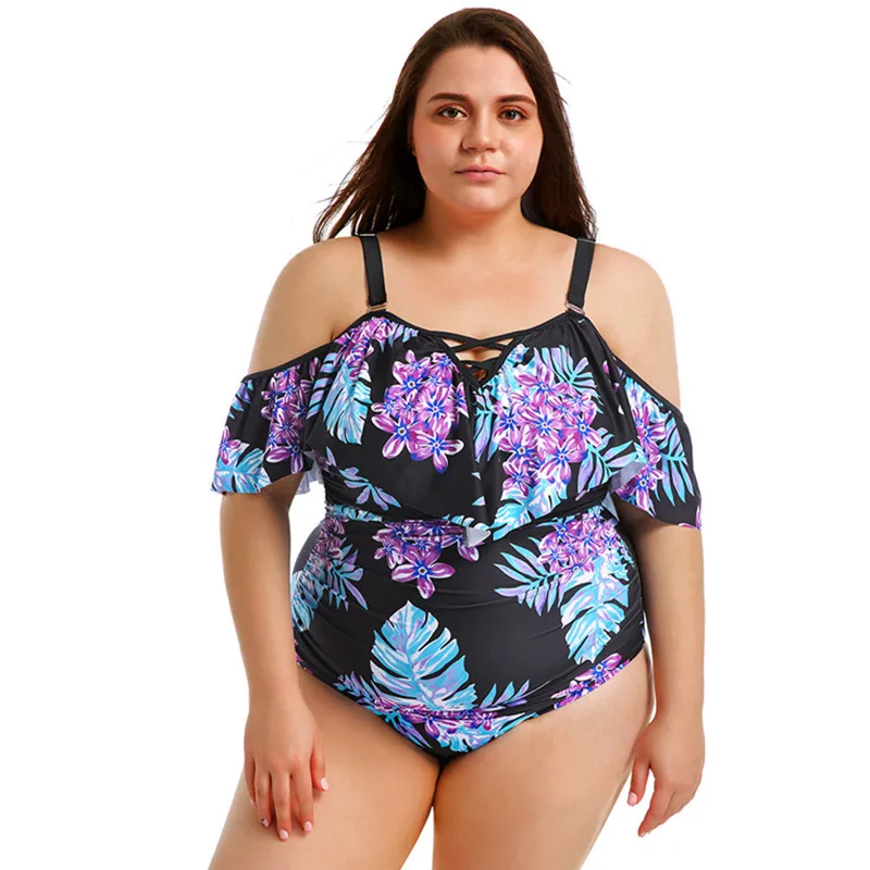 Sexy one piece plus size tankini swimsuit print ruffled off shoulder swimwear large sizes trikini plus size monokini bodysuit
Sexy one piece plus size tankini swimsuit print ruffled off shoulder swimwear large sizes trikini plus size monokini bodysuit