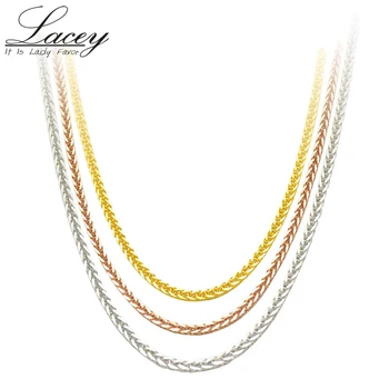 Real 18K Gold Chain Necklace 18 inches au750 necklace for Women ,rose gold white gold yellow gold chain necklace jewelry gift
Real 18K Gold Chain Necklace 18 inches au750 necklace for Women ,rose gold white gold yellow gold chain necklace jewelry gift