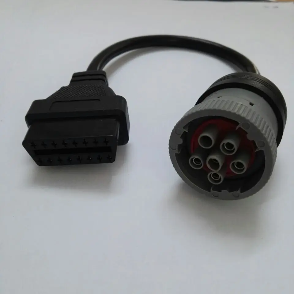 OBD2 J1708 Deutsch 6 Pin к OBD 16Pin J1962F диагностический конвертер Удлинительный кабель
