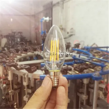 1- 10Pcs 6w 12w 18w E14 Clear LED Bulb C35L G45 C35 220v AC LED candles Lamp Frosted Filament light 230v AC 
1- 10Pcs 6w 12w 18w E14 Clear LED Bulb C35L G45 C35 220v AC LED candles Lamp Frosted Filament light 230v AC