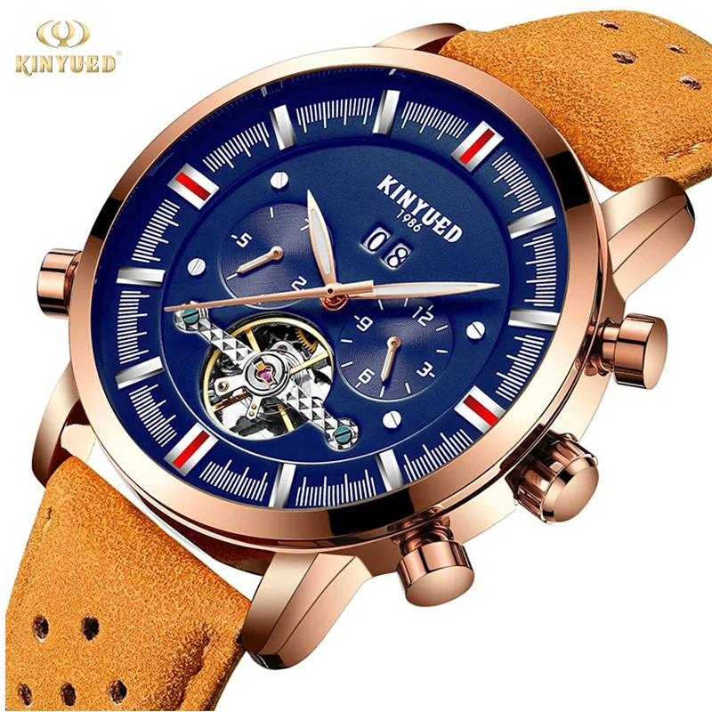 KINYUED Brand Luxury Men Watches Automatic Mechanical Watch tourbillon clock Leather Casual Business Relogio Masculino Reloje #4
KINYUED Brand Luxury Men Watches Automatic Mechanical Watch tourbillon clock Leather Casual Business Relogio Masculino Reloje #4