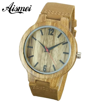 2018 Aismei Top Men Watch Brand Wooden Watch with Genuine Leather Strap Quartz Analog Casual Wood Watches Relogio Masculino
2018 Aismei Top Men Watch Brand Wooden Watch with Genuine Leather Strap Quartz Analog Casual Wood Watches Relogio Masculino