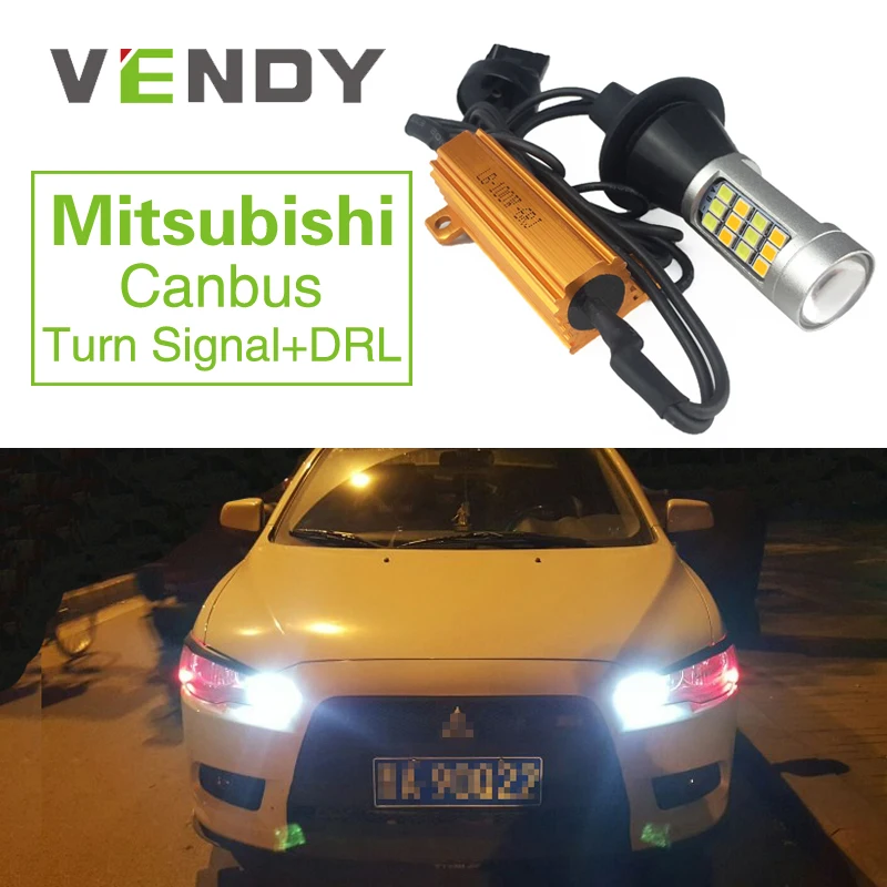 BAU15S PY21W WY21W 7440 Canbus LED Daytime Running Light + Turn Signal Light For Mitsubishi Outlander Lancer Galant Pajero ASX
BAU15S PY21W WY21W 7440 Canbus LED Daytime Running Light + Turn Signal Light For Mitsubishi Outlander Lancer Galant Pajero ASX