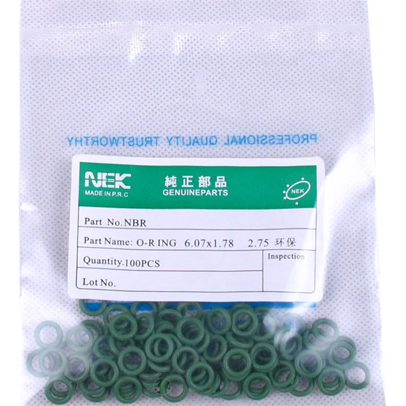 ( 6.07*1.78mm ) #5/16 R134a NBR Rubber O-Ring Seal Kit,High Temperature Resistance for Car Air Conditioning valve 3/8 1/2 5/8
( 6.07*1.78mm ) #5/16 R134a NBR Rubber O-Ring Seal Kit,High Temperature Resistance for Car Air Conditioning valve 3/8 1/2 5/8