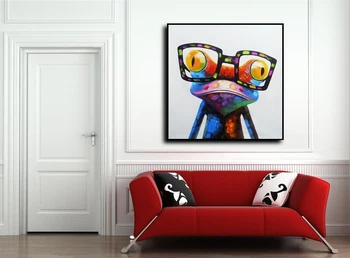 Hand Painted Acrylic Canvas Oil Paintings FROG Colorful Modern Abstract Animal Wall Art Kid's Room Decor No Framed
Hand Painted Acrylic Canvas Oil Paintings FROG Colorful Modern Abstract Animal Wall Art Kid's Room Decor No Framed