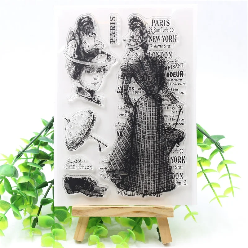 KSCRAFT Retro Character Transparent Clear Silicone Stamps for DIY Scrapbooking/Card Making/Kids Crafts Decoration Supplies M53
KSCRAFT Retro Character Transparent Clear Silicone Stamps for DIY Scrapbooking/Card Making/Kids Crafts Decoration Supplies M53