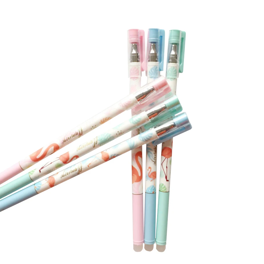 2pcs/lot Cute Fresh Flamingo Erasable Gel Pen 0.5mm Blue Ink Kawaii Student Gel Pen Student Kids Girl Party Supply Favor Gift
2pcs/lot Cute Fresh Flamingo Erasable Gel Pen 0.5mm Blue Ink Kawaii Student Gel Pen Student Kids Girl Party Supply Favor Gift