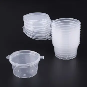 SFVEFVD 30ml 10pcs Disposable Clear Plastic Sauce Pot Chutney Cups Slime Storage Container Box With Lids Kitchen Organizer
SFVEFVD 30ml 10pcs Disposable Clear Plastic Sauce Pot Chutney Cups Slime Storage Container Box With Lids Kitchen Organizer