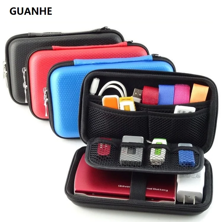 GUANHE цифровые аксессуары дорожная сумка для хранения HDD Power Bank U диск sd-карта USB
