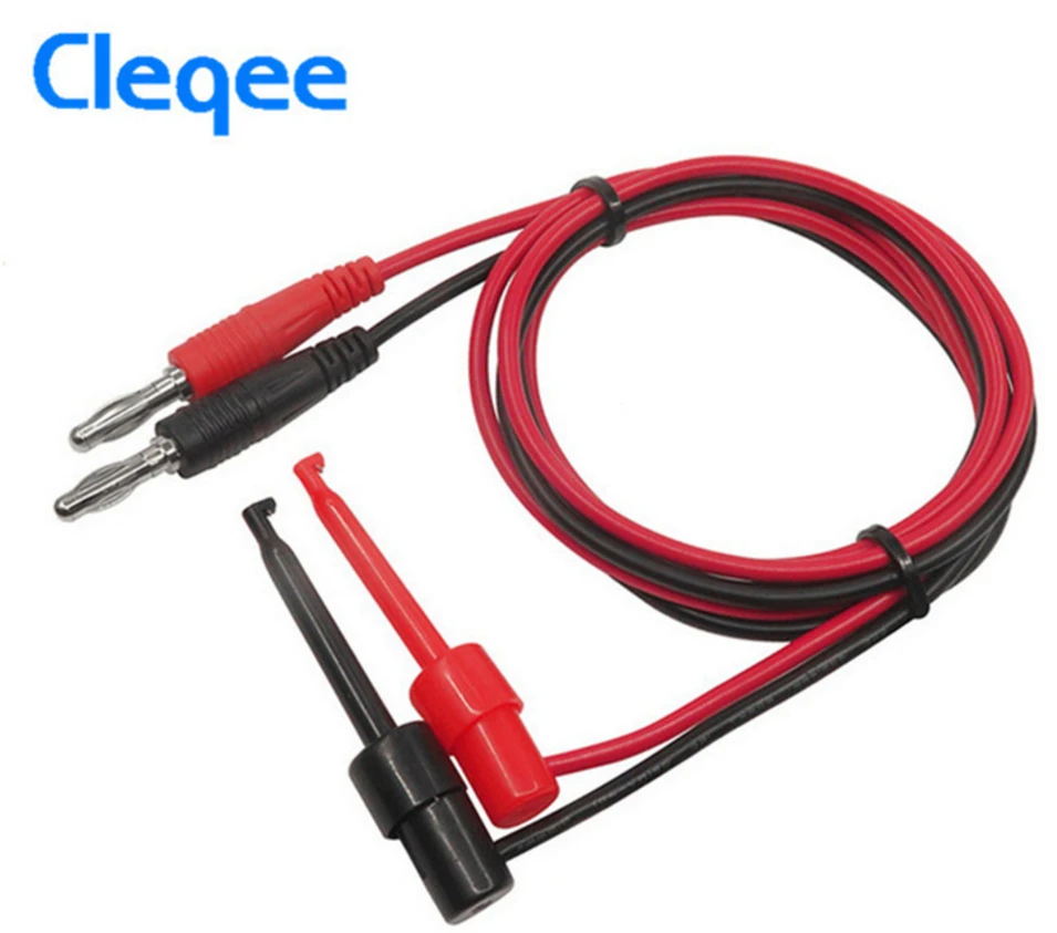 2018 Cleqee P1039 1Set 4mm Banana Plug to Test Hook Clip Test Lead Kit Cable Mayitr IMax B6 for Multimeter Electronic Test Tools
2018 Cleqee P1039 1Set 4mm Banana Plug to Test Hook Clip Test Lead Kit Cable Mayitr IMax B6 for Multimeter Electronic Test Tools