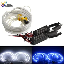 4x131mm CCFL LED Angel Eyes Headlights Rings For BMW With 2 Transformer White Blue 6000K Car Halo Rings
4x131mm CCFL LED Angel Eyes Headlights Rings For BMW With 2 Transformer White Blue 6000K Car Halo Rings