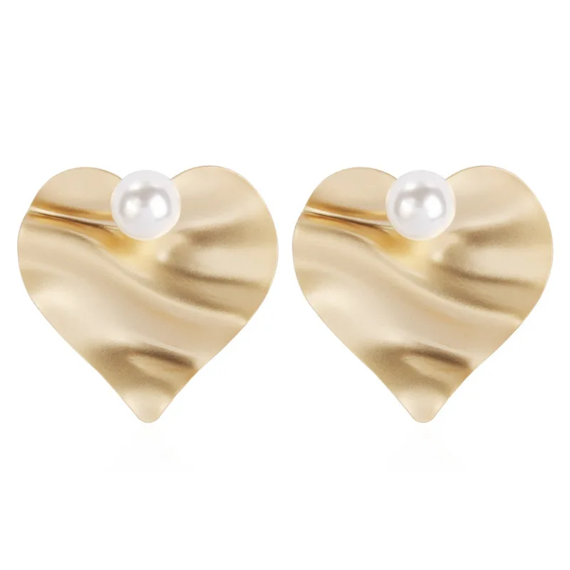 New Fashion Gold Silver Geometric Simulated Pearl Stud Earrings For Women Bohemia Heart Statement Earrings Wedding Jewelry Gift
New Fashion Gold Silver Geometric Simulated Pearl Stud Earrings For Women Bohemia Heart Statement Earrings Wedding Jewelry Gift
