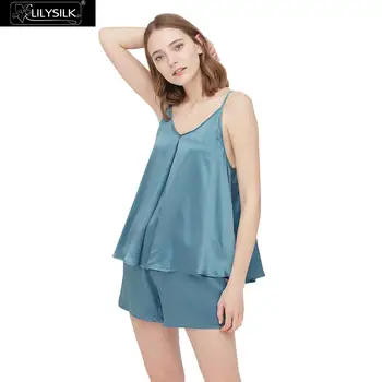 LilySilk 100 Silk Camisole Set 22 Momme A-line Sleepwear Women's Clothing Free Shipping
LilySilk 100 Silk Camisole Set 22 Momme A-line Sleepwear Women's Clothing Free Shipping