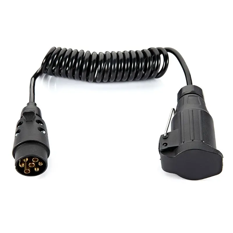7Pin Trailer Plug And Socket With 3M Extension Lead Sping Cable Connector For Caravan Vehicle Truck
7Pin Trailer Plug And Socket With 3M Extension Lead Sping Cable Connector For Caravan Vehicle Truck