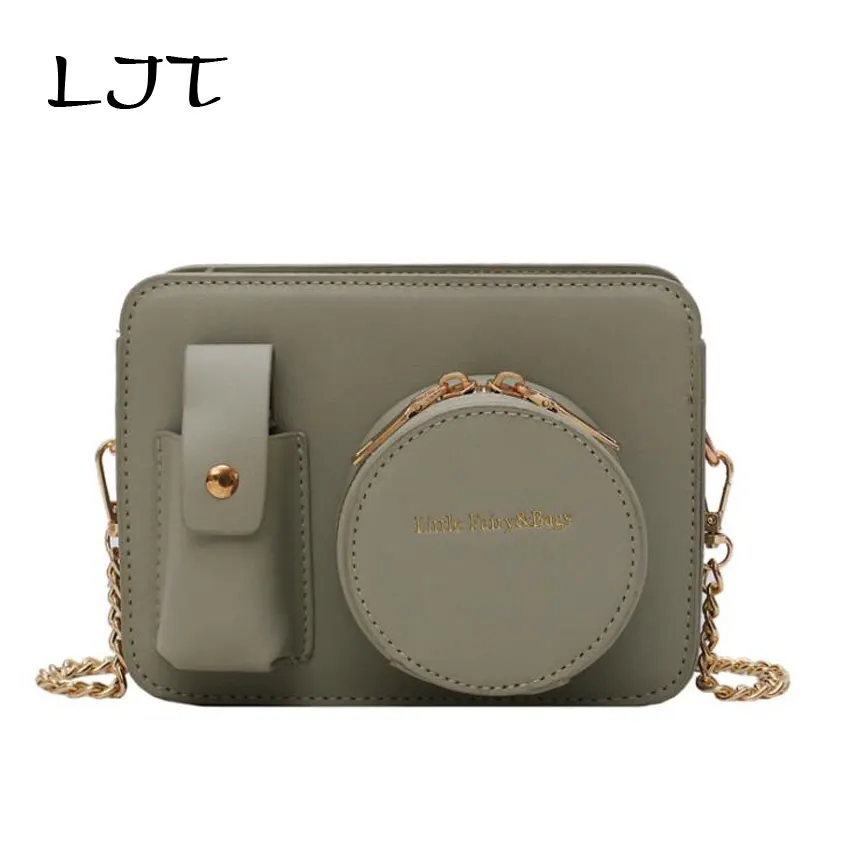 LJT Summer Small Bag Personality Female Niche Design Single Shoulder Slung Chain Camera Shaped Croddbody Messenger Bag Clutches
LJT Summer Small Bag Personality Female Niche Design Single Shoulder Slung Chain Camera Shaped Croddbody Messenger Bag Clutches