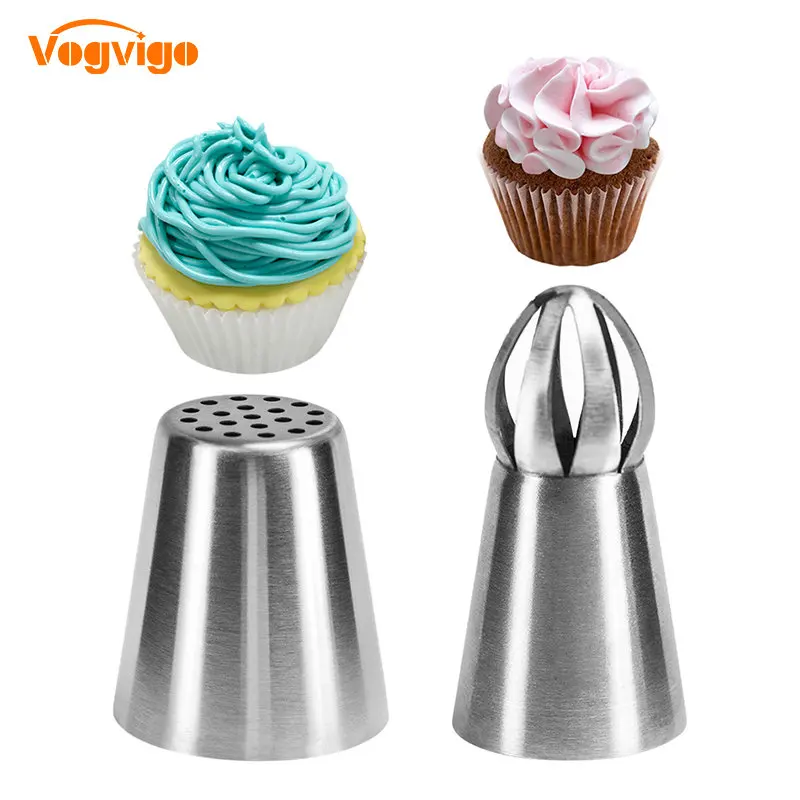VOGVIGO Cake Decorating Tools 2PCS 304 Stainless Steel Dessert Icying Nozzle Decorators Cake Flower Nozzles Decoration Tools
VOGVIGO Cake Decorating Tools 2PCS 304 Stainless Steel Dessert Icying Nozzle Decorators Cake Flower Nozzles Decoration Tools