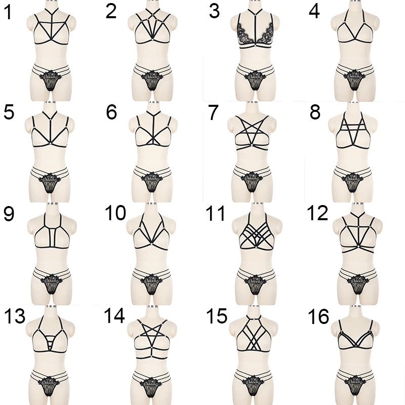 Sexy Lace Up Bra Elastic Belt Bra Straps Clubwear For Women Female Cupless Crop Tops Chest Bandage Lingerie Underwear Set
Sexy Lace Up Bra Elastic Belt Bra Straps Clubwear For Women Female Cupless Crop Tops Chest Bandage Lingerie Underwear Set